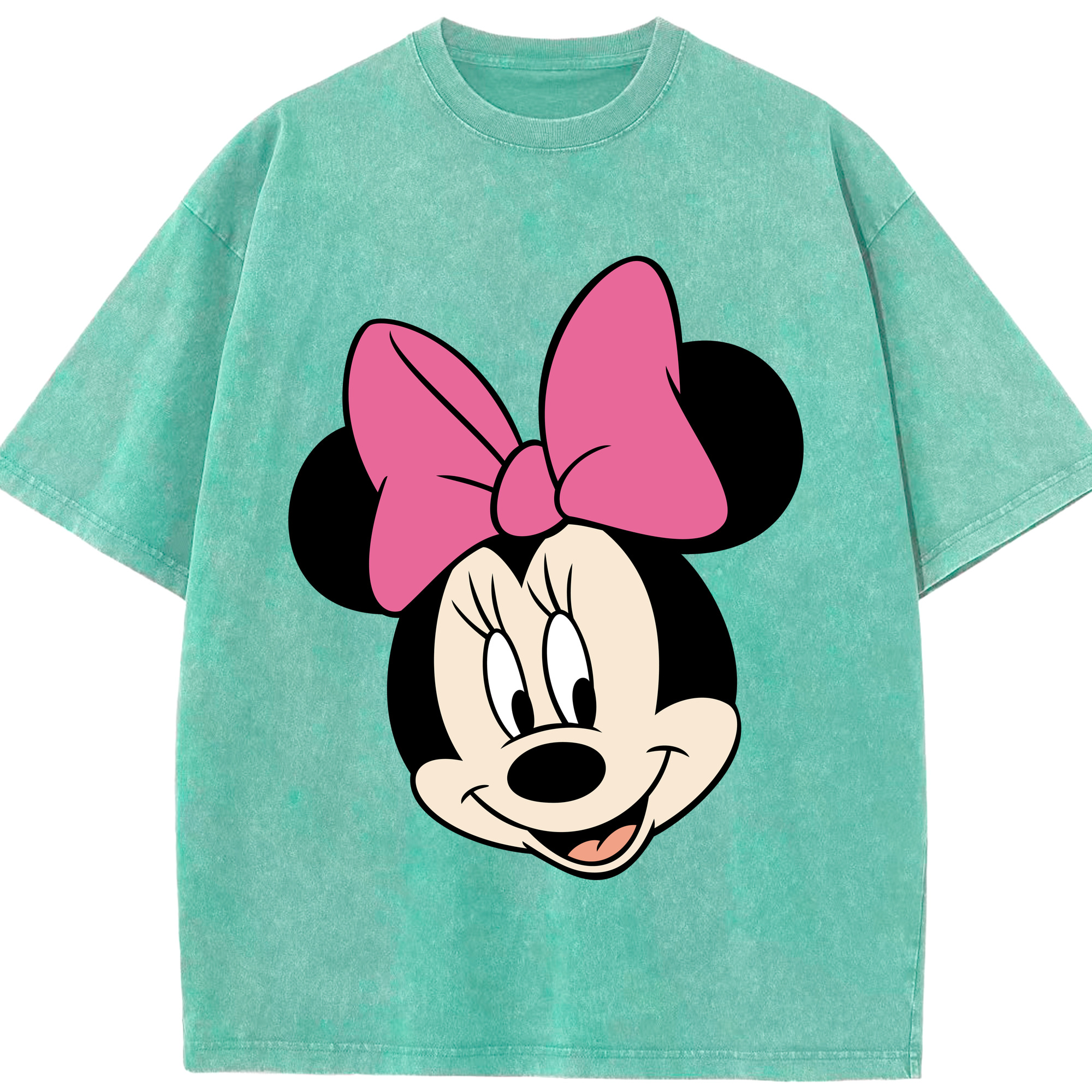 （画像用） ミッキーマウス Mickey Mouse 綿100% ヴィンテージ風 半袖Tシャツ（フロントプリント）